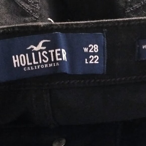Hollister High Rise Ripped Crop Super Skinny - Picture 3 of 3